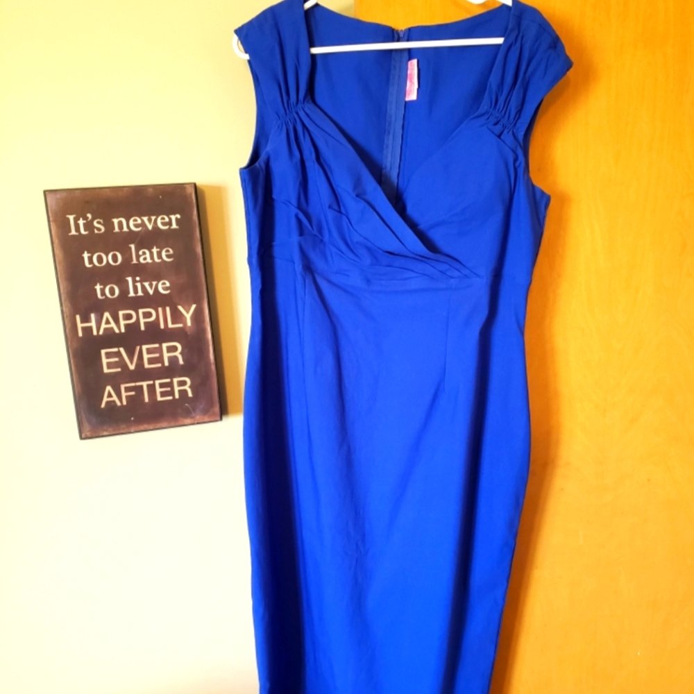 Pinup Couture Royal Blue Erin Dress